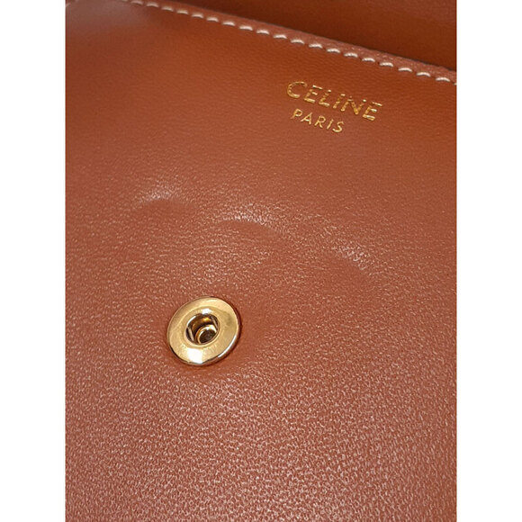 Celine Triomphe Flap Wallet Tri Fold - Picture 5 of 9